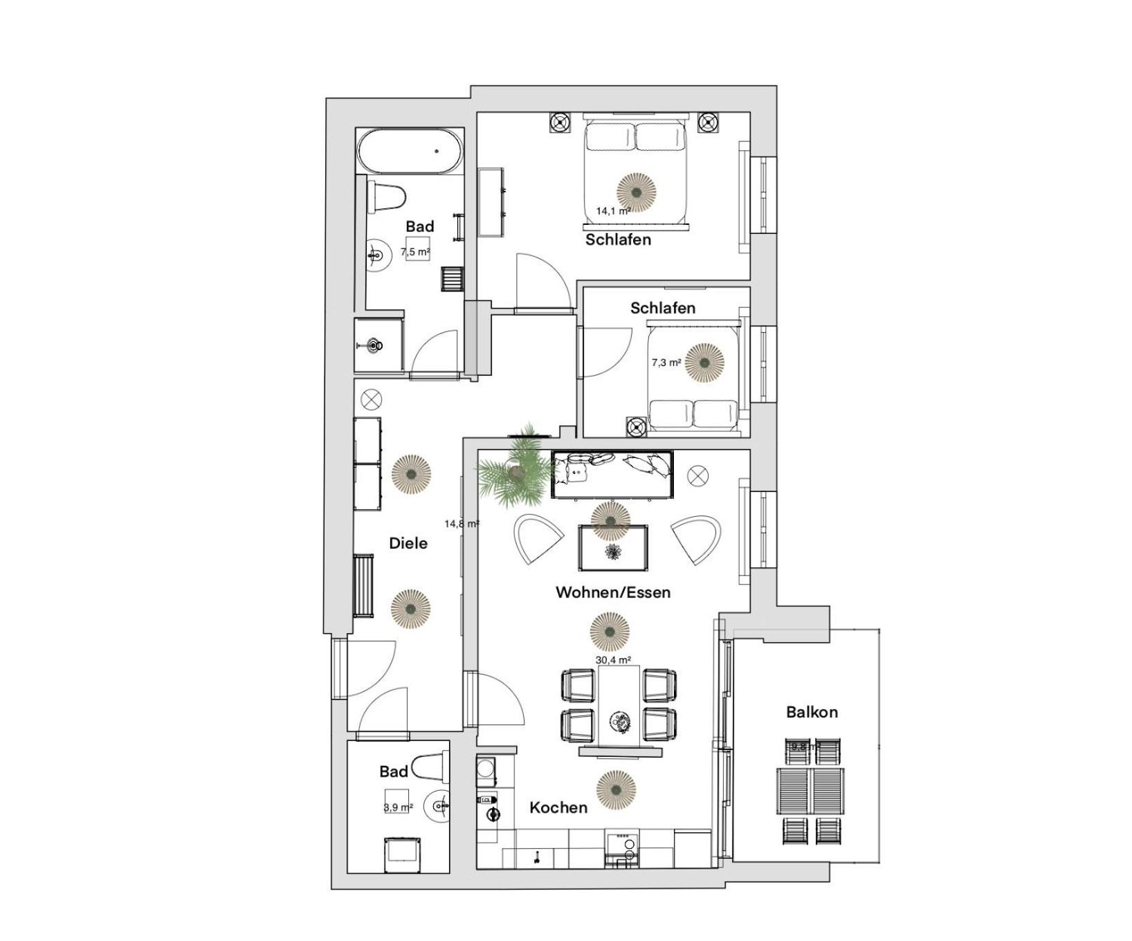 Pineapple Apartments Dresden Zwinger VII - 78 Qm - 1X Free Parking - Екстер'єр фото